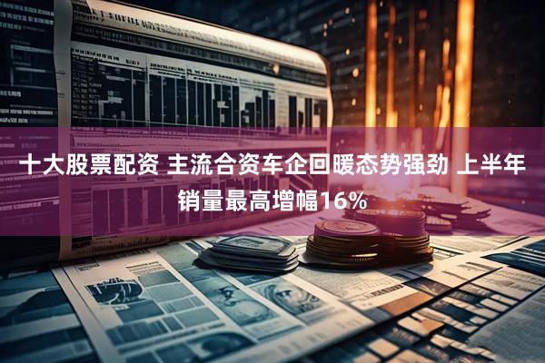 十大股票配资 主流合资车企回暖态势强劲 上半年销量最高增幅16%