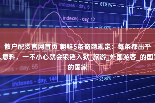 散户配资官网首页 朝鲜5条奇葩规定：每条都出乎人意料，一不小心就会锒铛入狱_旅游_外国游客_的国家