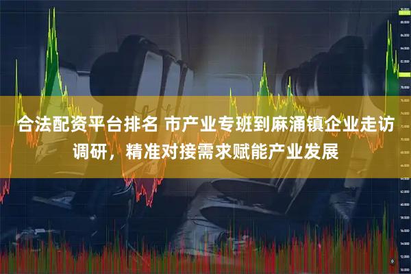 合法配资平台排名 市产业专班到麻涌镇企业走访调研，精准对接需求赋能产业发展